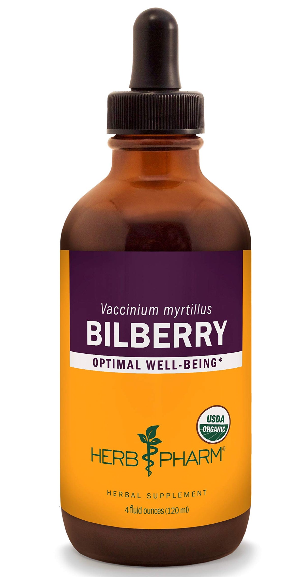 Herb Pharm Bilberry Liquid Extract 213g front view