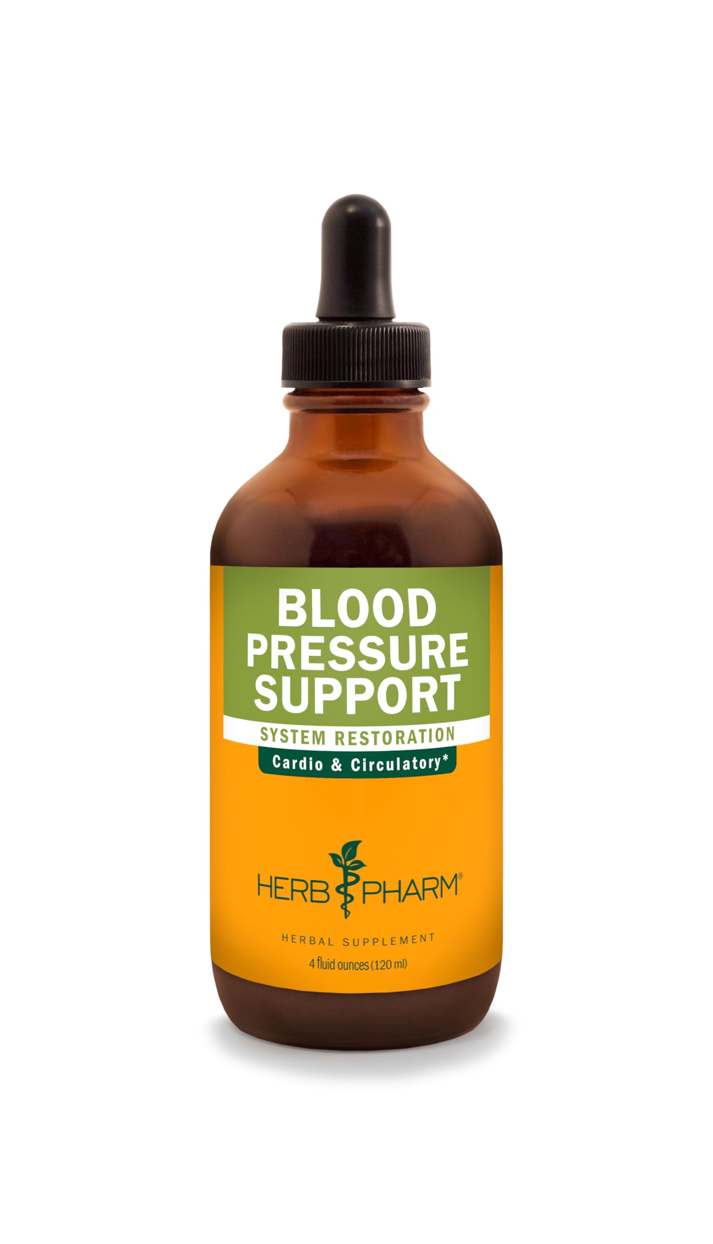 Herb Pharm Blood Pressure Support 4 oz bottle front view
