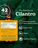Herb Pharm Cilantro Extract liquid herbal supplement with dropper