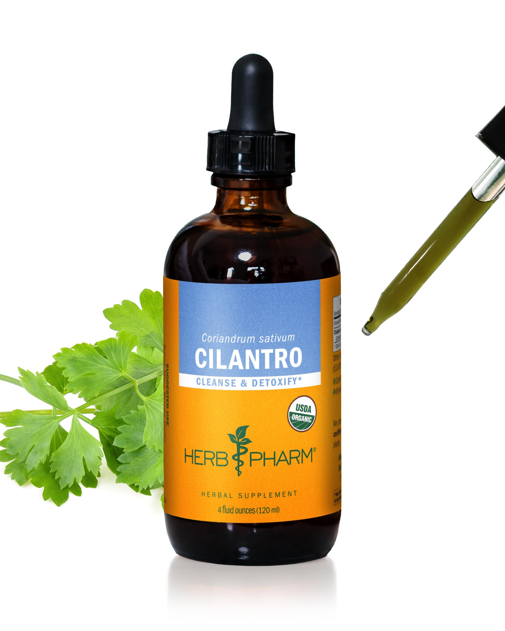 Herb Pharm Cilantro Liquid Extract 113g front view