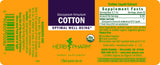 Herb Pharm Cotton Extract Echinacea ingredients list