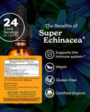 Herb Pharm Echinacea Liquid Supplement 2 oz bottle with label