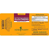 Herb Pharm Eleuthero Liquid Herbal Extract 113g back view with ingredients