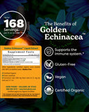 Herb Pharm Golden Echinacea Liquid Extract 113g bottle with label