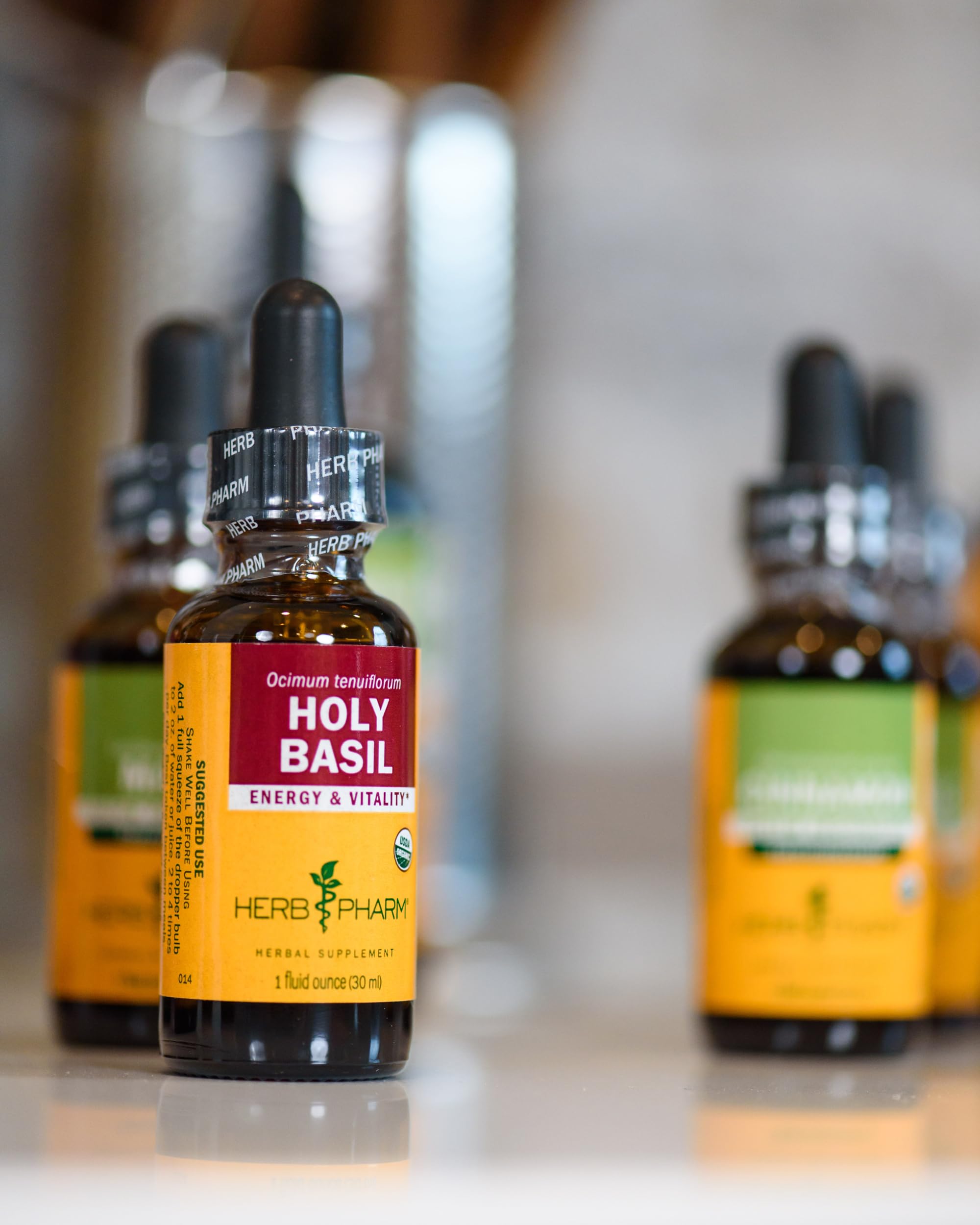Herb Pharm Holy Basil Extract 113g ingredients list