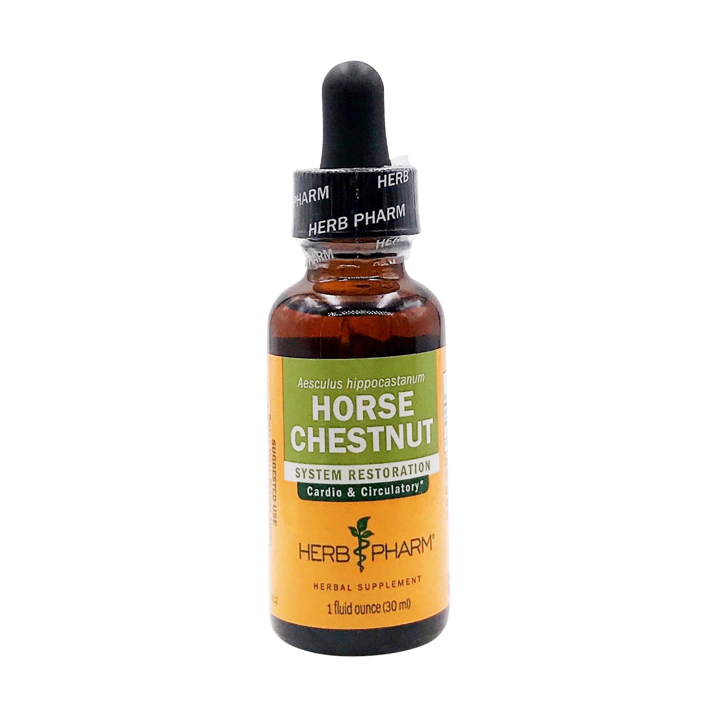 Herb Pharm Horse Chestnut Liquid Extract 28g bottle and label