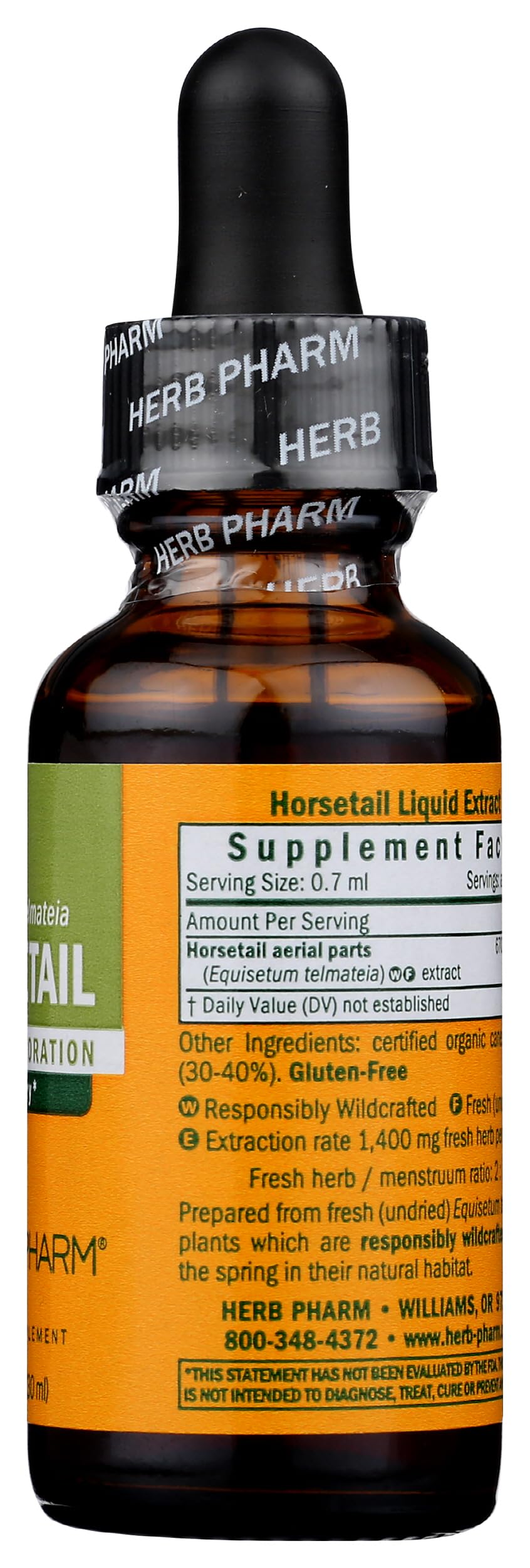 Herb Pharm Horsetail Liquid Extract with fresh plants
