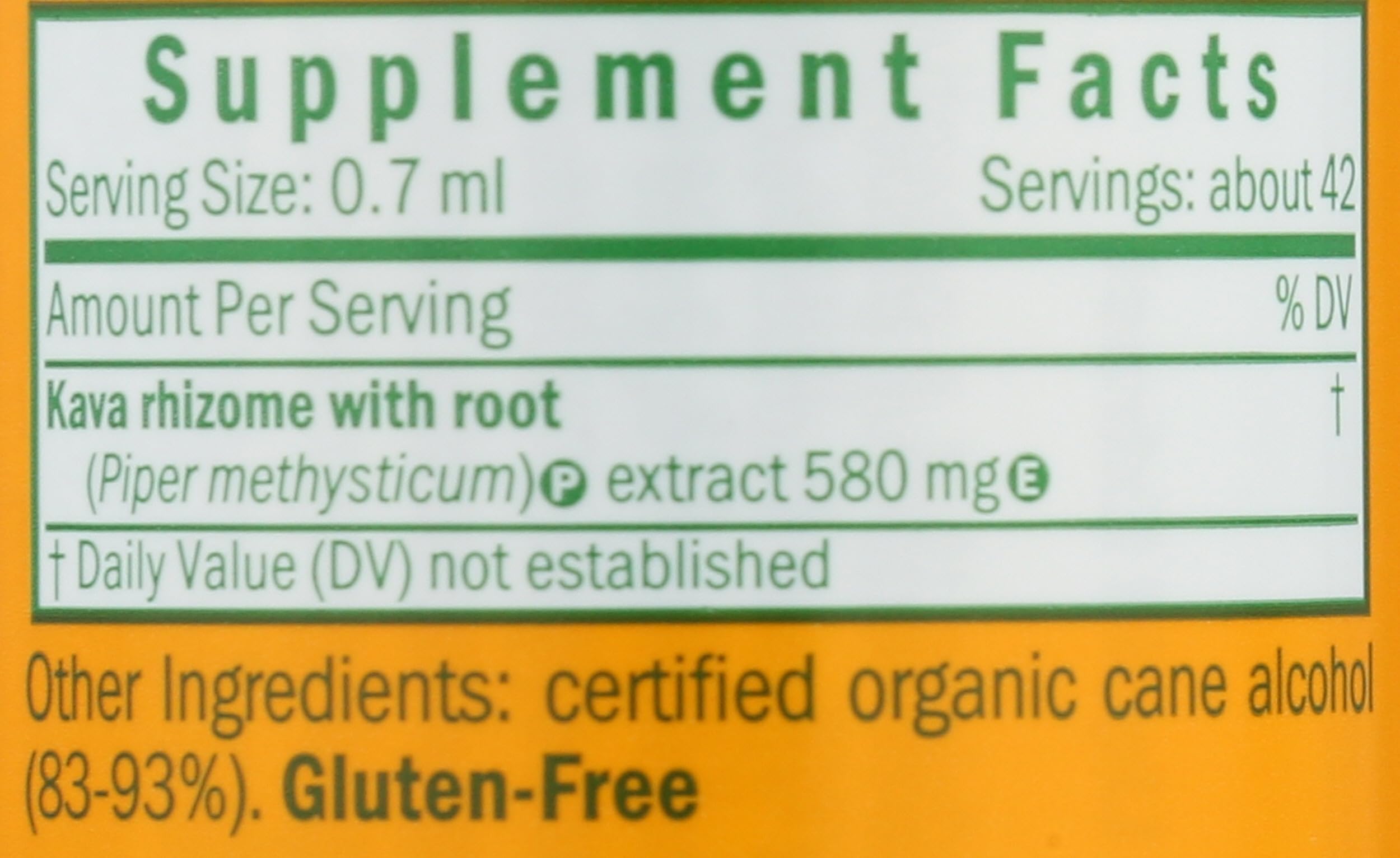 Herb Pharm Kava Extract Tincture 1 oz side view