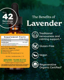 Herb Pharm Lavender Extract packaging with ingredients