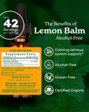 Herb Pharm Lemon Balm Alcohol-Free Glycerite side view