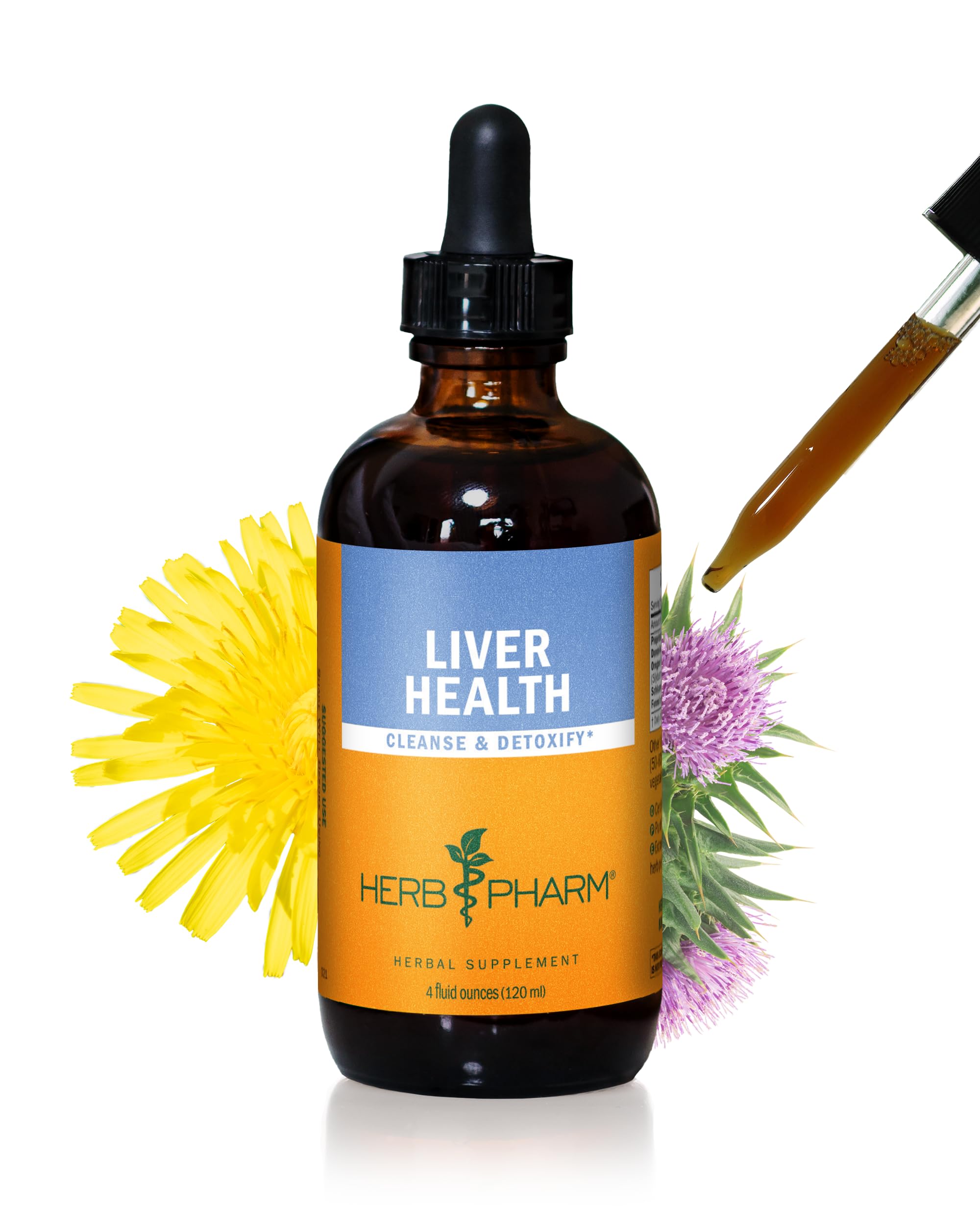 Herb Pharm Liver Health Herbal Formula 4oz front view