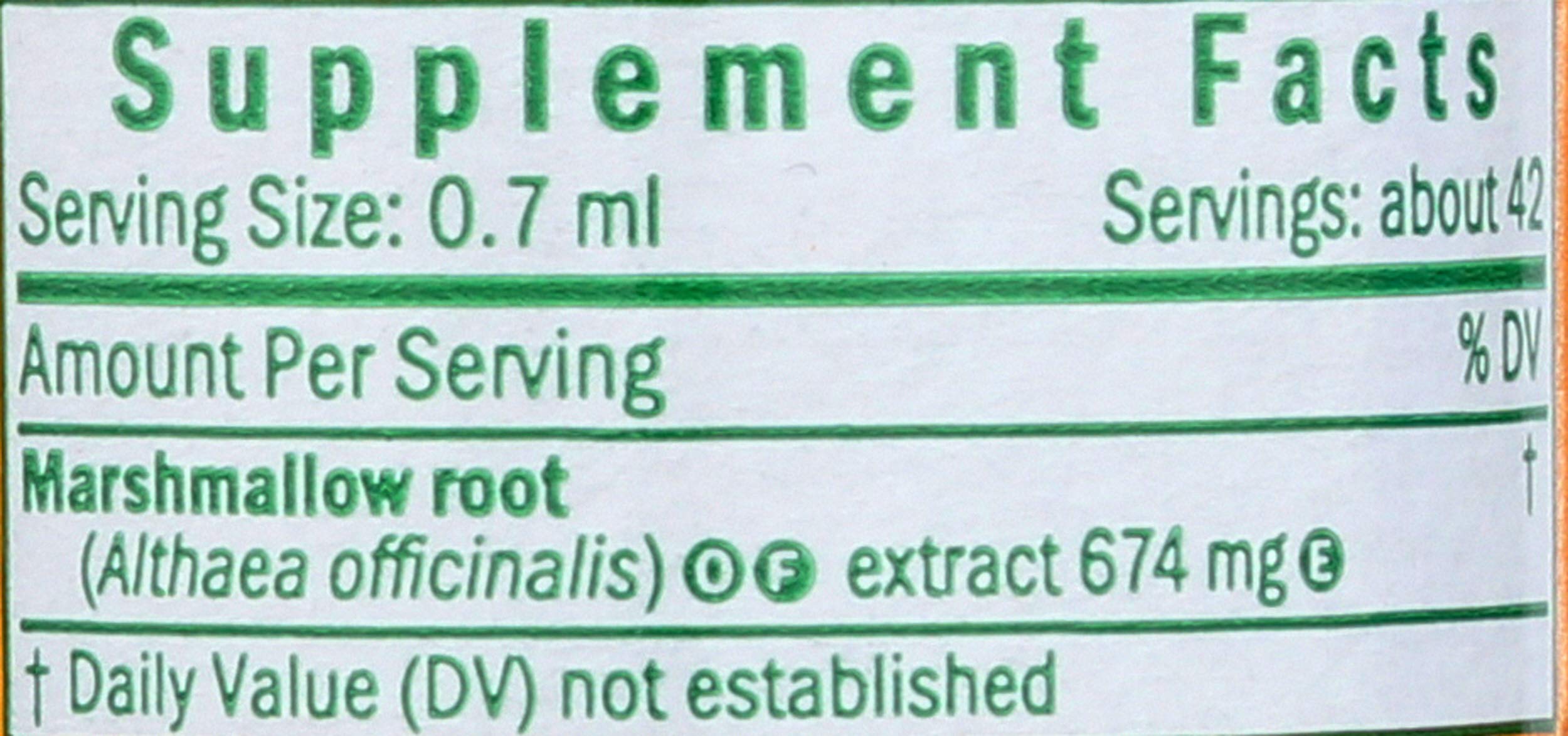Herb Pharm Marshmallow Root Extract 28g side view