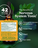 Herb Pharm Nervous System Tonic ingredients list close-up