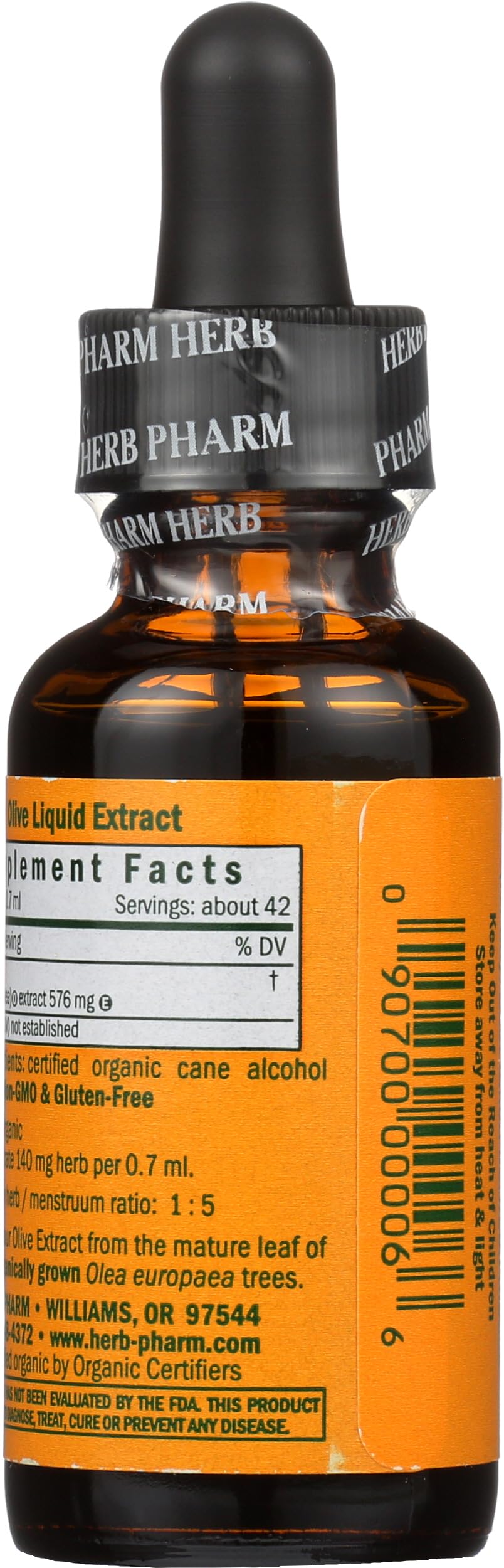 Herb Pharm Olive Leaf Extract ingredients list