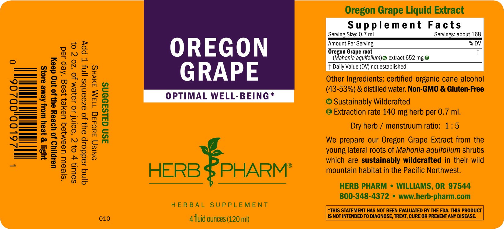 Herb Pharm Oregon Grape Extract bottle with dropper