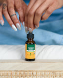 Herb Pharm Reishi Mushroom Liquid Extract in hand for size reference