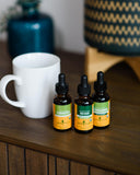 Herb Pharm Reishi Mushroom Liquid Extract on wooden table