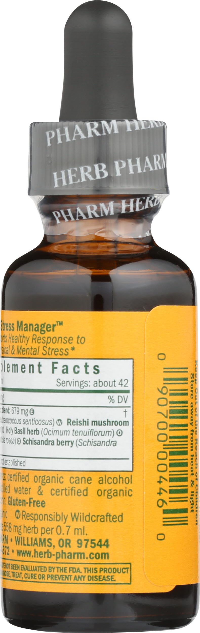 Herb Pharm Stress Manager Herbal Formula ingredients list