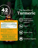 Herb Pharm Turmeric Liquid Extract 1 oz bottle side view