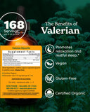Herb Pharm Valerian Tincture 4 oz bottle side view