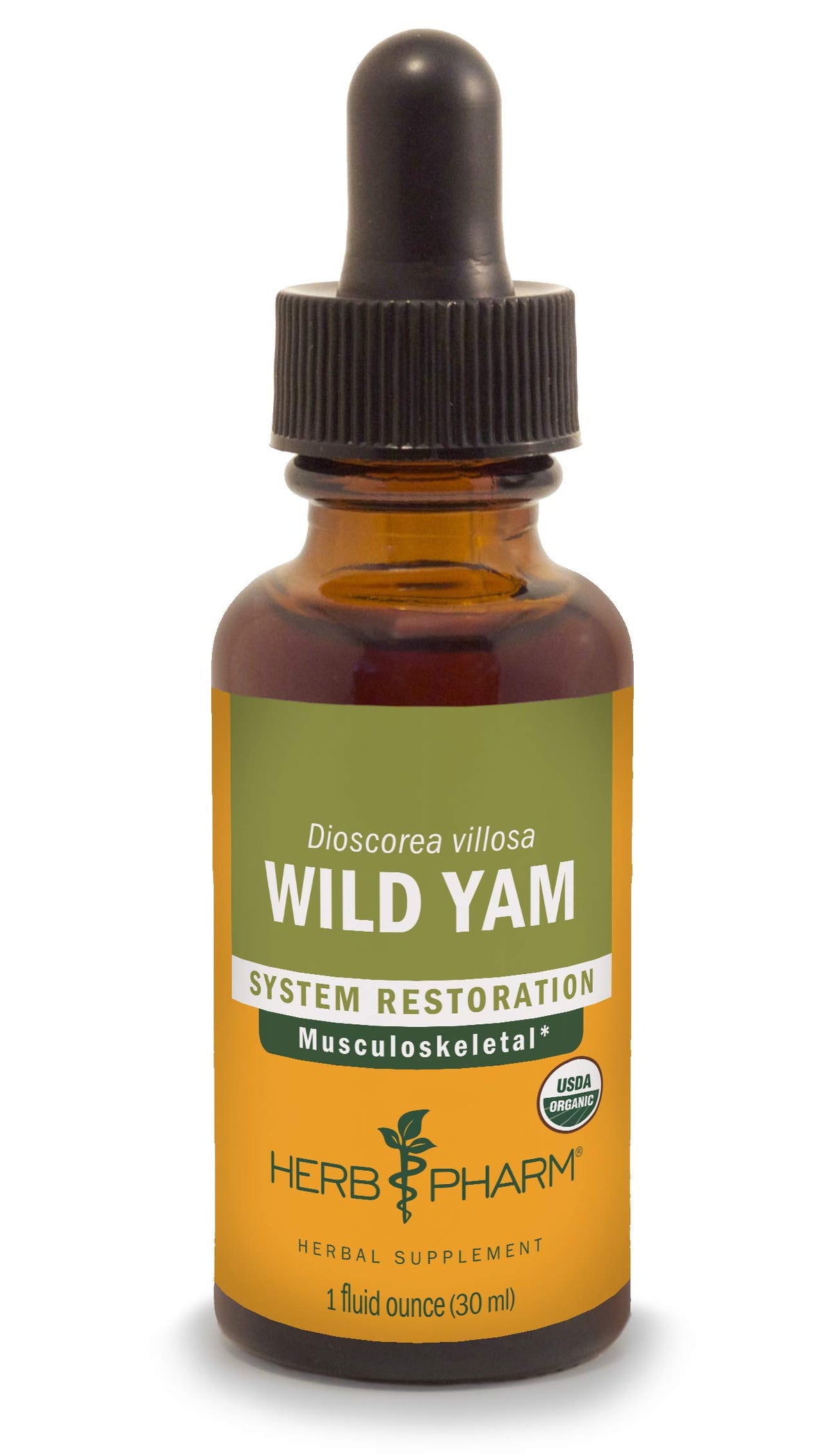 Herb Pharm Wild Yam Liquid Extract 28g front view