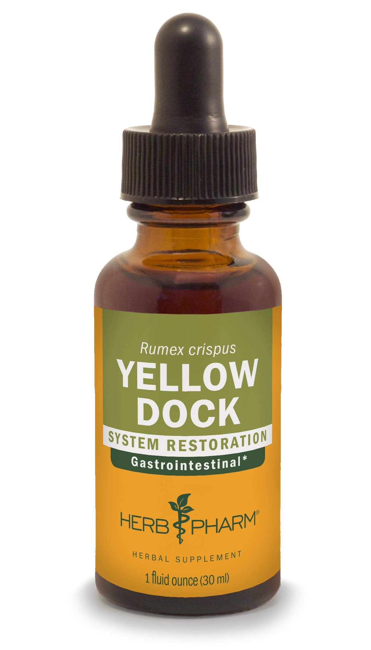 Herb Pharm Yellow Dock Liquid Extract 91g front view with packaging