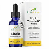 Herb-Science Liquid Vitamin B3 (Niacin) Drops front view