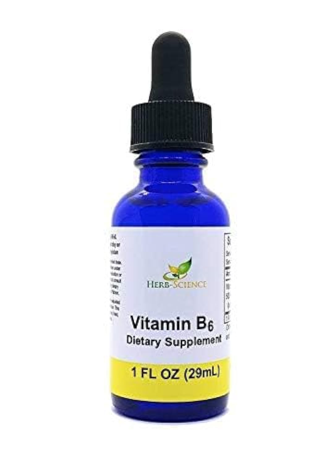 Herb-Science Liquid Vitamin B6 Drops 1 Fl Oz bottle front view