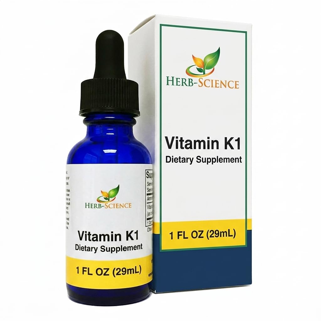 Herb-Science Liquid Vitamin K1 Drops 29ml front view