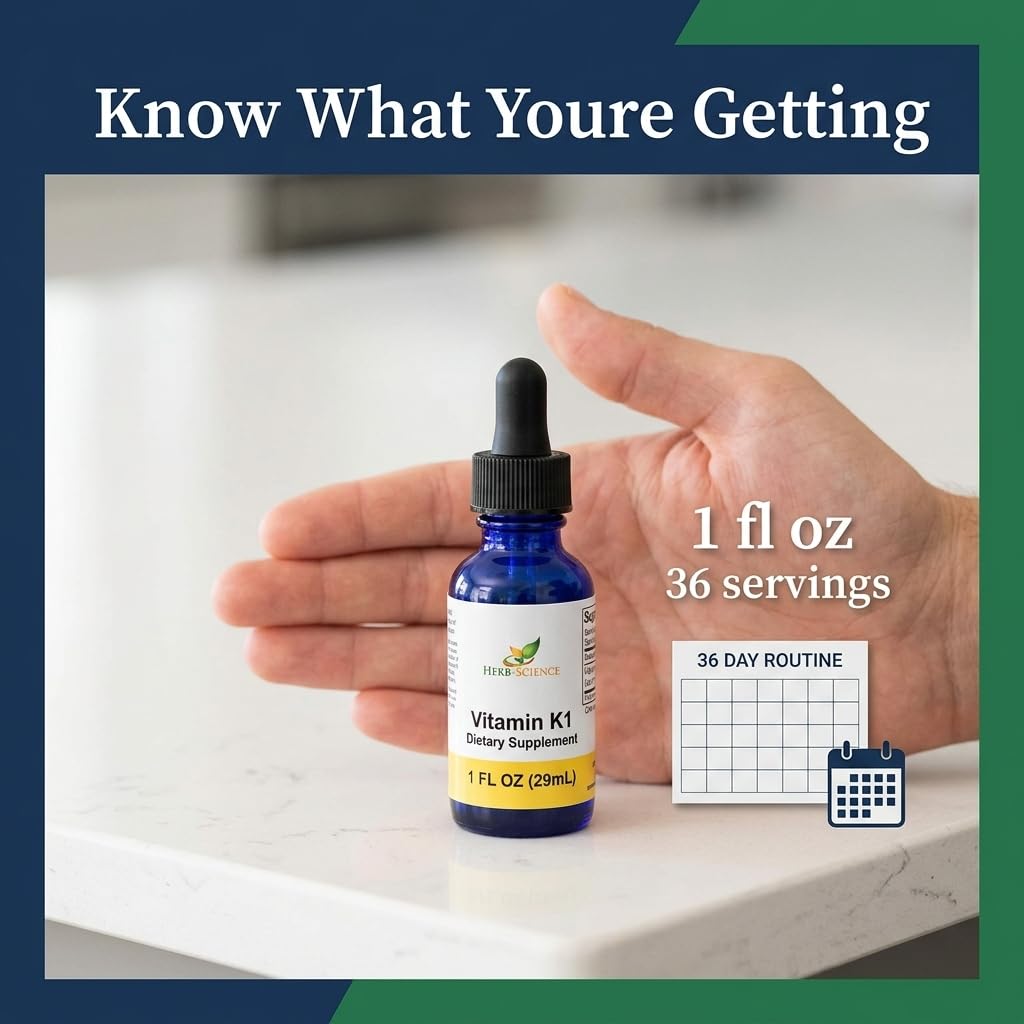 Herb-Science Liquid Vitamin K1 Drops 29ml ingredients list