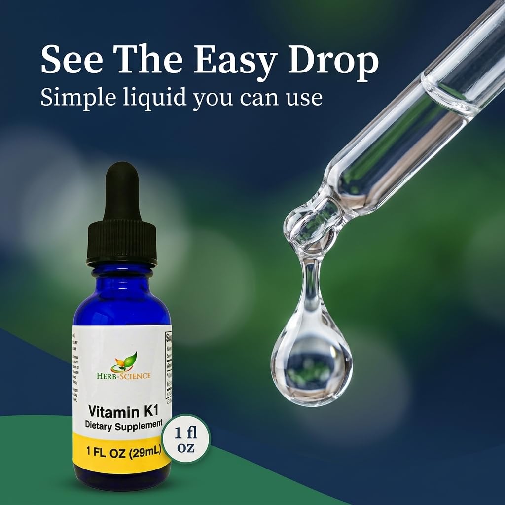 Herb-Science Liquid Vitamin K1 Drops 29ml lifestyle scene