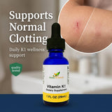 Herb-Science Liquid Vitamin K1 Drops 29ml side view