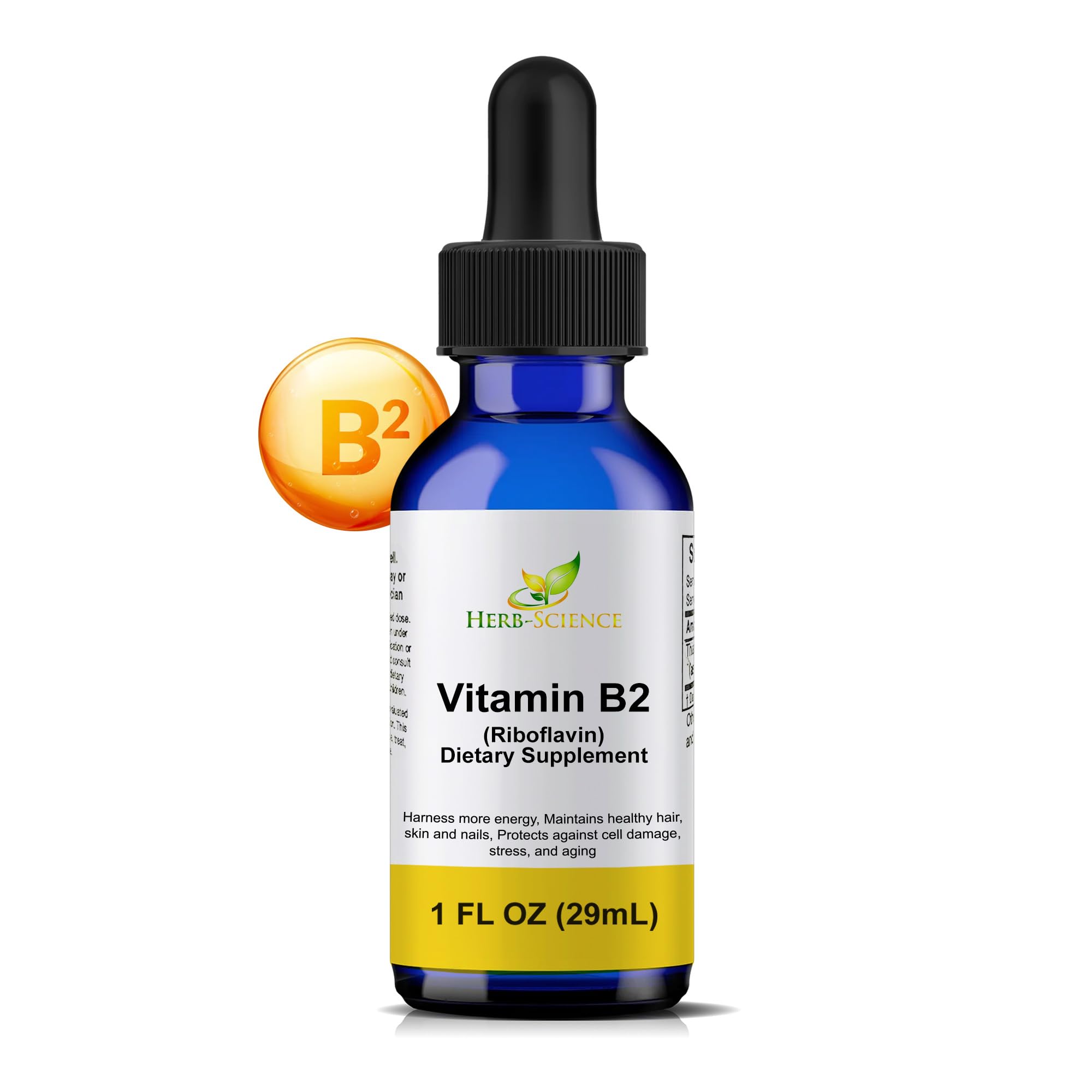 Herb-Science Vitamin B2 Riboflavin Liquid Drops front view