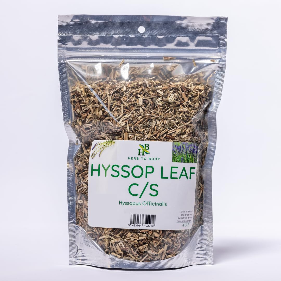 Herb To Body Hyssop Leaf 4oz pouch front view