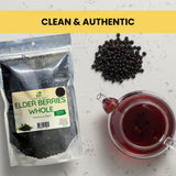 Herb To Body Organic Elderberry Dried Berries with other ingredients