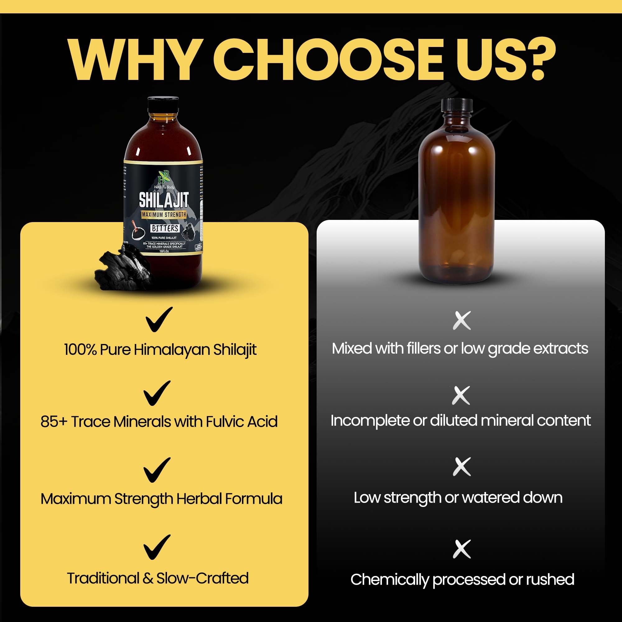 Herb To Body Shilajit Liquid Drops 454g lifestyle shot