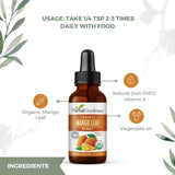 Herbal Goodness African Mango Leaf Extract 60ml back view