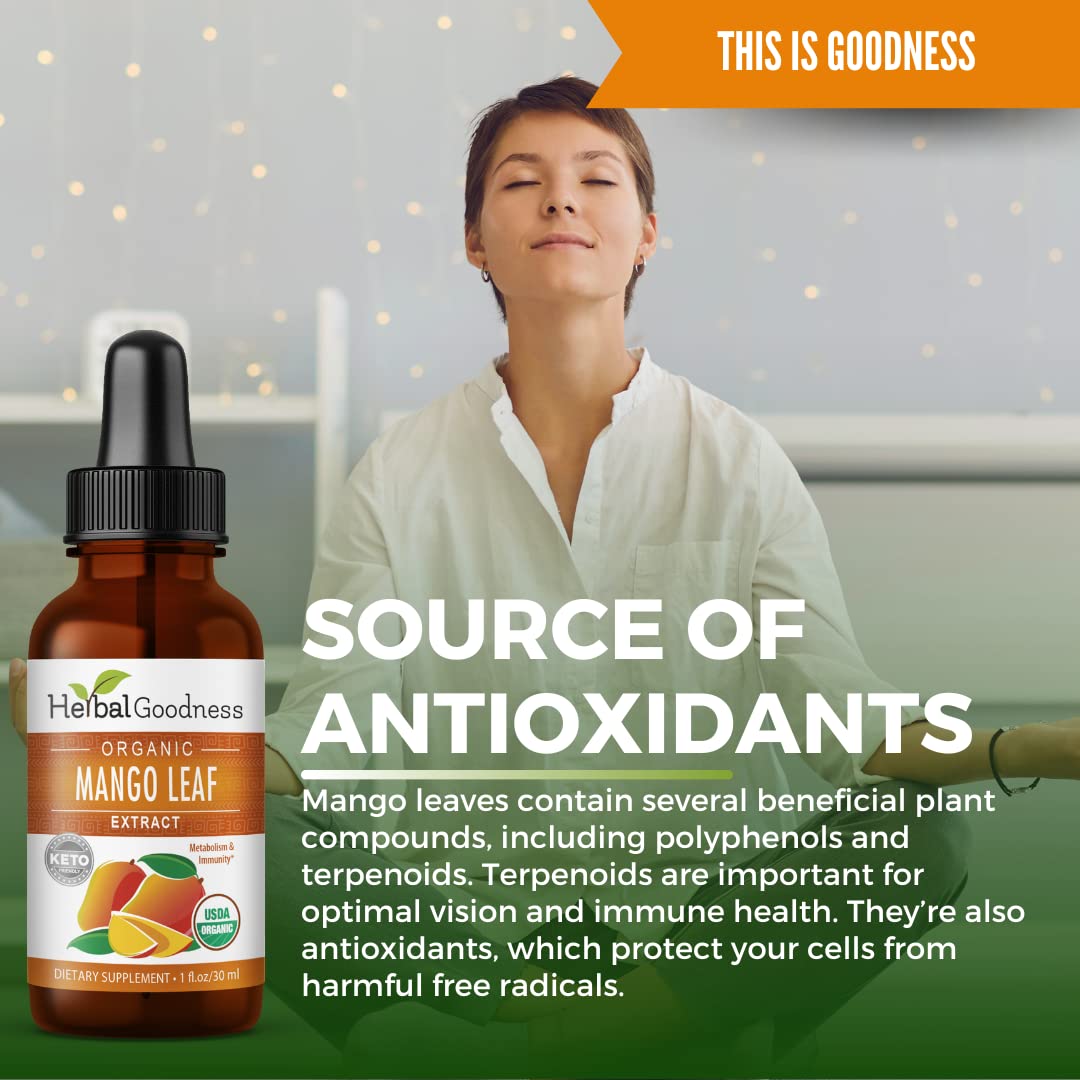 Herbal Goodness African Mango Leaf Extract 60ml ingredients list