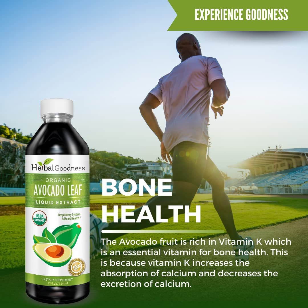Herbal Goodness Avocado Leaf Extract Capsules side view