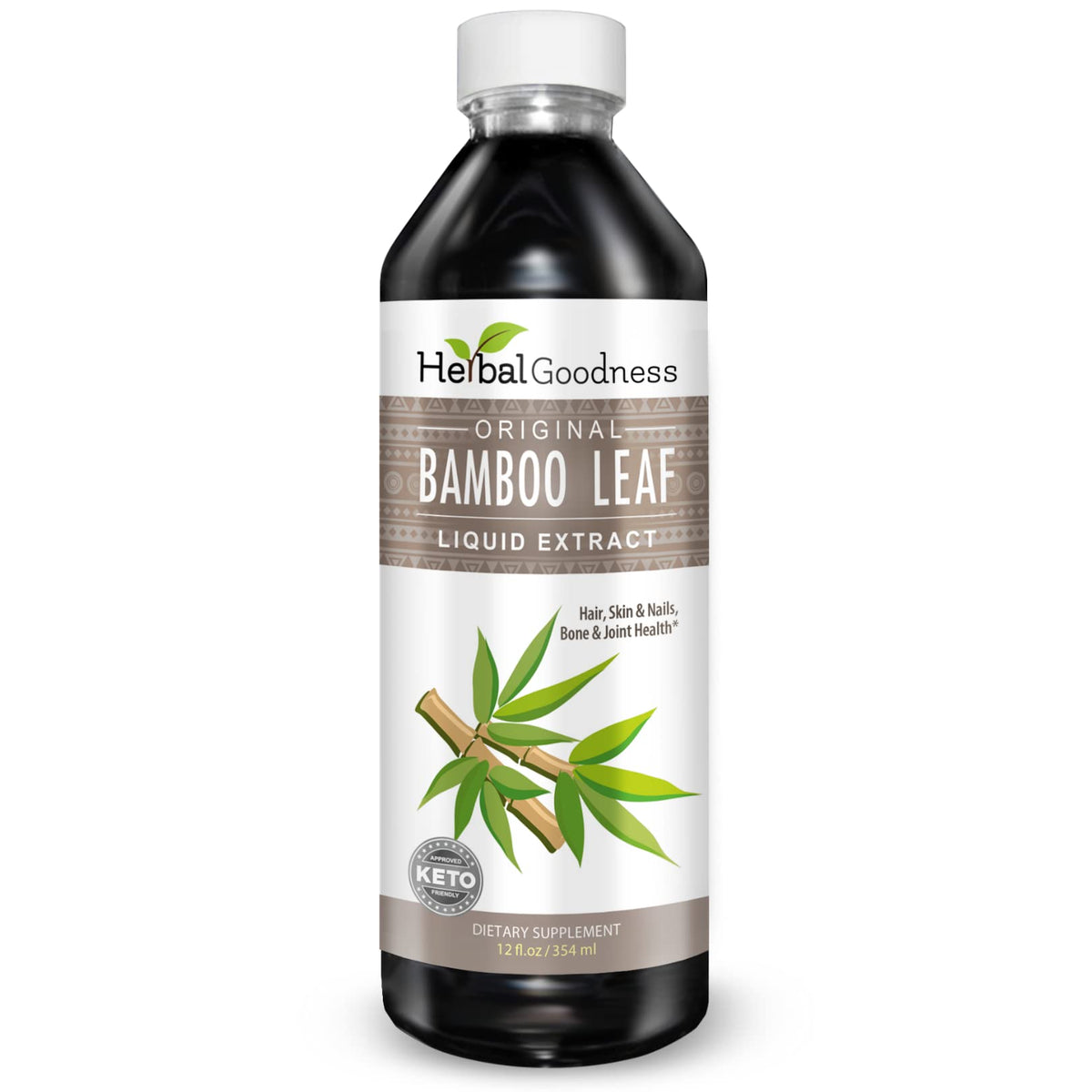 Herbal Goodness Bamboo Liquid Extract 340g front view