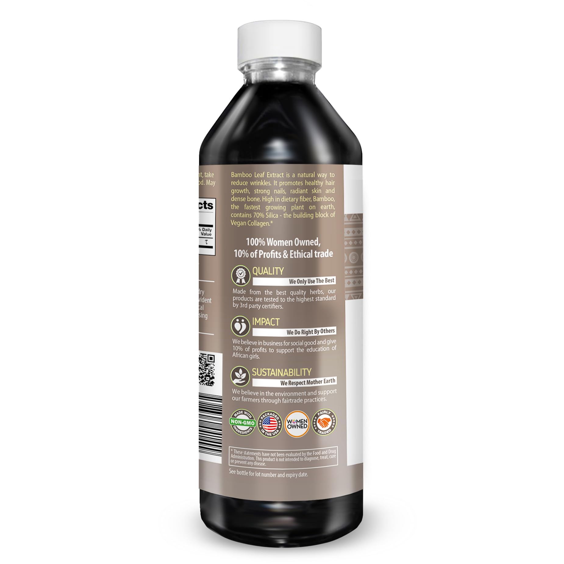 Herbal Goodness Bamboo Liquid Extract 340g ingredients list