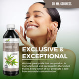 Herbal Goodness Bamboo Liquid Extract 340g with measuring spoon
