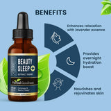 Herbal Goodness Beauty Sleep Extract 1oz bottle with lavender flowers