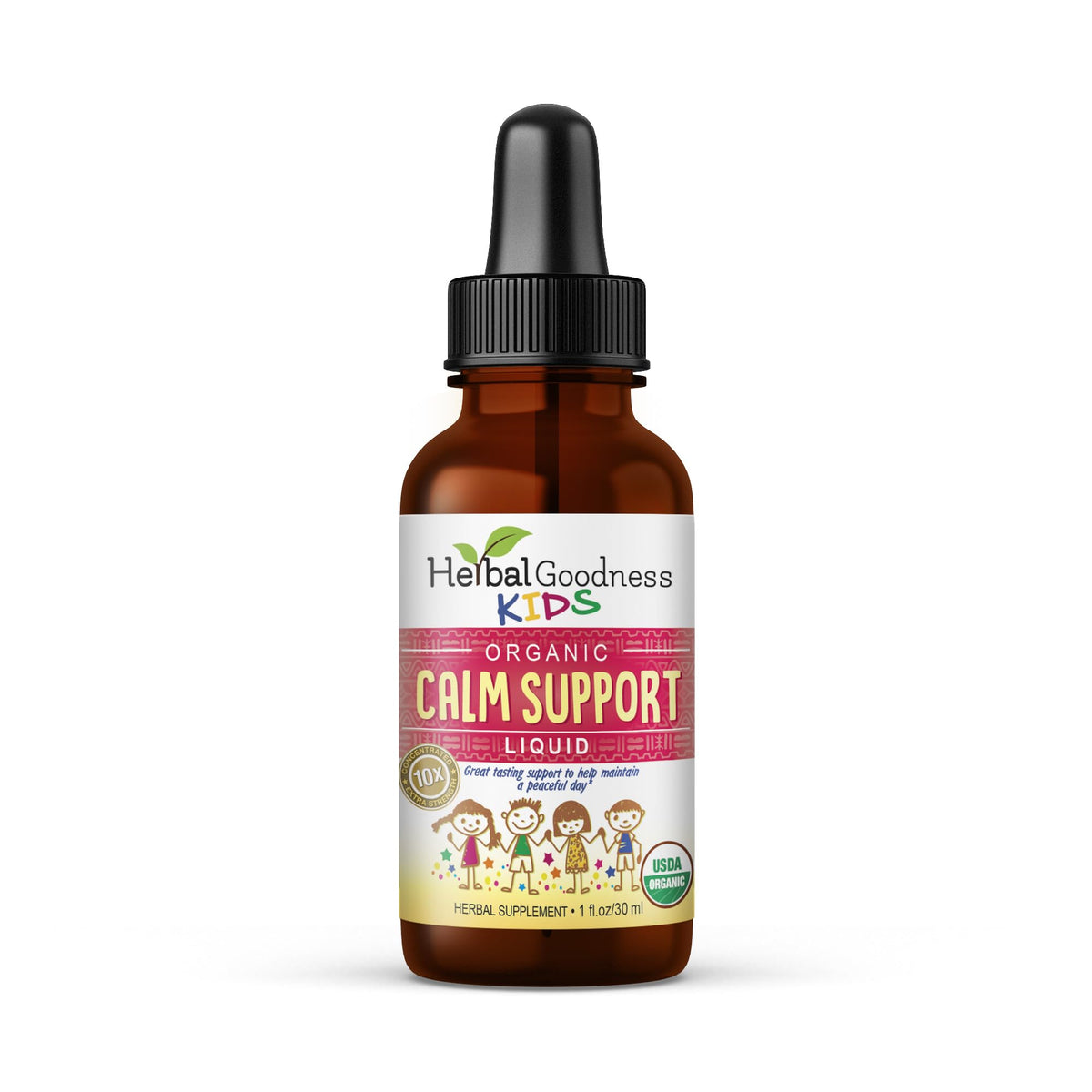 Herbal Goodness Kids Calm Syrup 28g front view