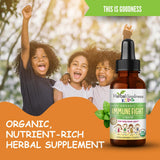 Herbal Goodness Kids daily wellness Support Liquid Supplement 28g with mixed drink