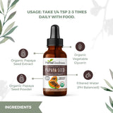 Herbal Goodness Organic Papaya Seed Powder lifestyle shot