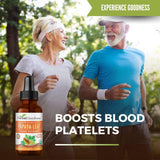 Herbal Goodness Papaya Leaf Extract 15X Concentrated 82g on wooden table