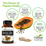Herbal Goodness Papaya Seeds Capsules 1200mg ingredients list