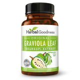 Herbal Goodness Soursop Capsules 700mg front view