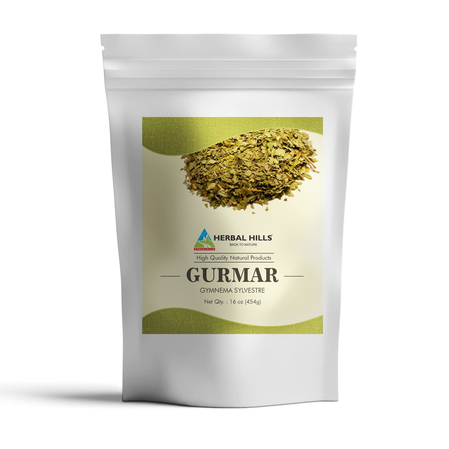 HERBAL HILLS Gymnema Sylvestre Powder 472g front view